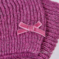 Customized Strick Hut und Schal -Set für Frauen